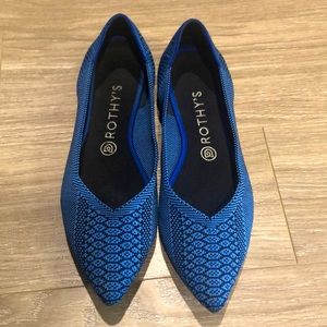 Rothy’s Lapis Python Points Size 10